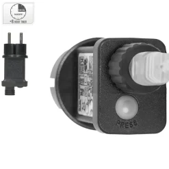 Ecd Germany - Geschenkdozen Led - Warmwit - 58x63cm - Verlicht Hert Met Timer Ip44 500 Led