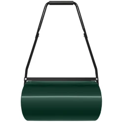 Ecd Germany Grasrol Tuinroller Vulbaar 50 L Groen Staal 59,5 Cm Breed Handrol Voor Gazon