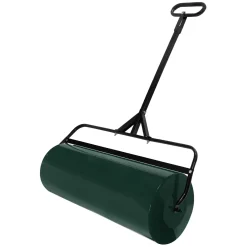 ECD Germany Grasrol Tuinroller Vulbaar 63 L Groen Staal 90 Cm Breed Handrol Voor Gazon