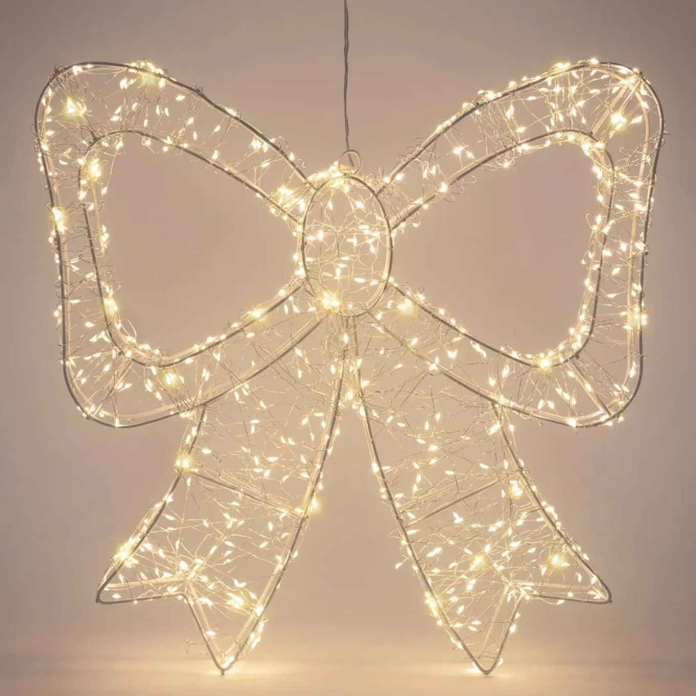 Ecd Germany Kerstdecoratie Led Kerststrik Met Timer Ip44 Spatwaterdicht 720 Led 48 X 46 Cm
