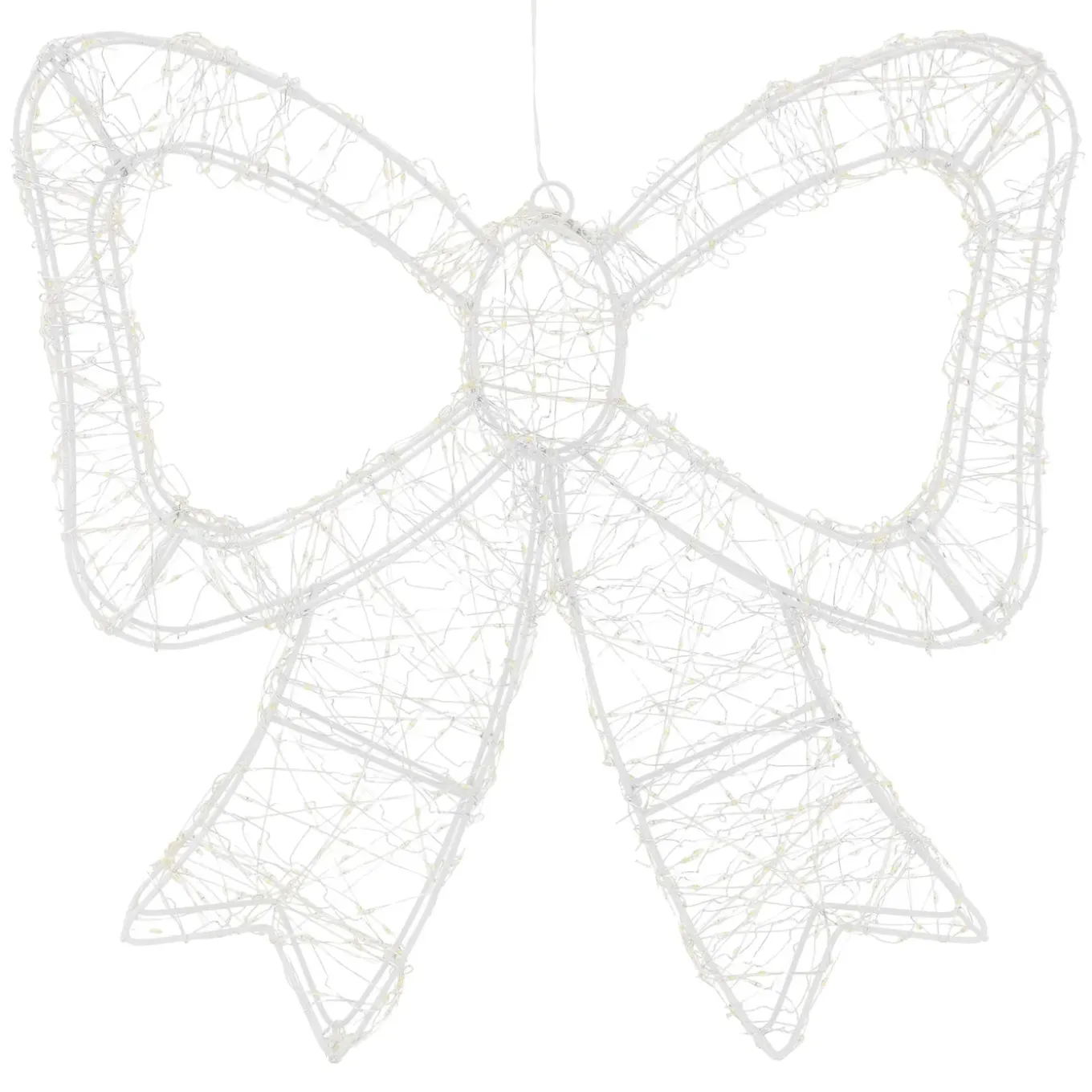 Ecd Germany Kerstdecoratie Led Kerststrik Met Timer Ip44 Spatwaterdicht 720 Led 48 X 46 Cm