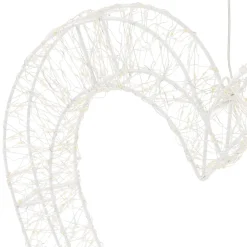 ECD Germany Kerstdecoratie Led Hartvormige Met Timer Ip44 Spatwaterdicht 720led 49,5x46 Cm