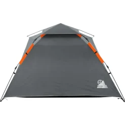 ECD Germany - Pop up tent - grijs - 240x210x130 cm - voor camping en wandelen 3-4 personen