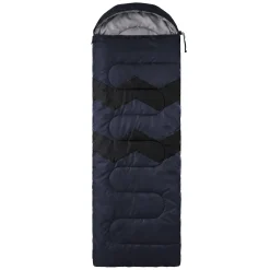 Ecd Germany Slaapzak Outdoor Donkerblauw 210 Cm 3-seizoenen Compacte Kampeerdeken Warm