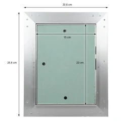 ECD Germany Toegangsdeur 150 x 200 mm - 12,5mm Gipskartonplaat
