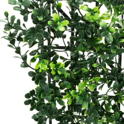 ECD Germany 4x Kunstplanten Muurpanelen 50x50 Cm Pachysandra Buiten Zichtpaneel Privacy Uv