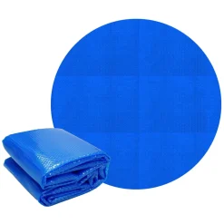 Ecd Germany - Zonnefolie Voor Zwembad - Blauw - Rond Ø 500 Cm - Materiaaldikte 120 Μm