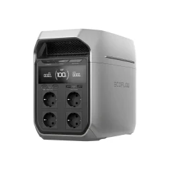 EcoFlow DELTA 3 Plus Power Station, 1024Wh, 1800W rated output / X-Boost up to 2400W (3600W surge)