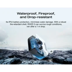 EcoFlow RIVER 3 UPS Power Station - 245Wh 300W te boosten tot 600W
