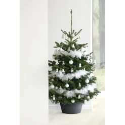 Ecopots Kerstboomvoet Xl - Donkergrijs - Geschikt Voor Bomen Tot 300 Cm - Met Waterreservoir