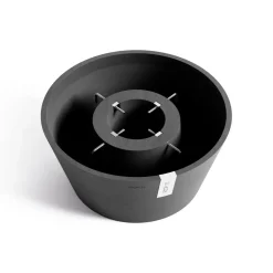 Ecopots Kerstboomvoet Xl - Donkergrijs - Geschikt Voor Bomen Tot 300 Cm - Met Waterreservoir