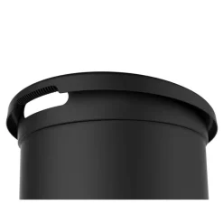 Eda - Houtpellets Opslag Met Deksel - 38 Liter - 25 Kg - 60,5 Cm Hoog - Kunststof