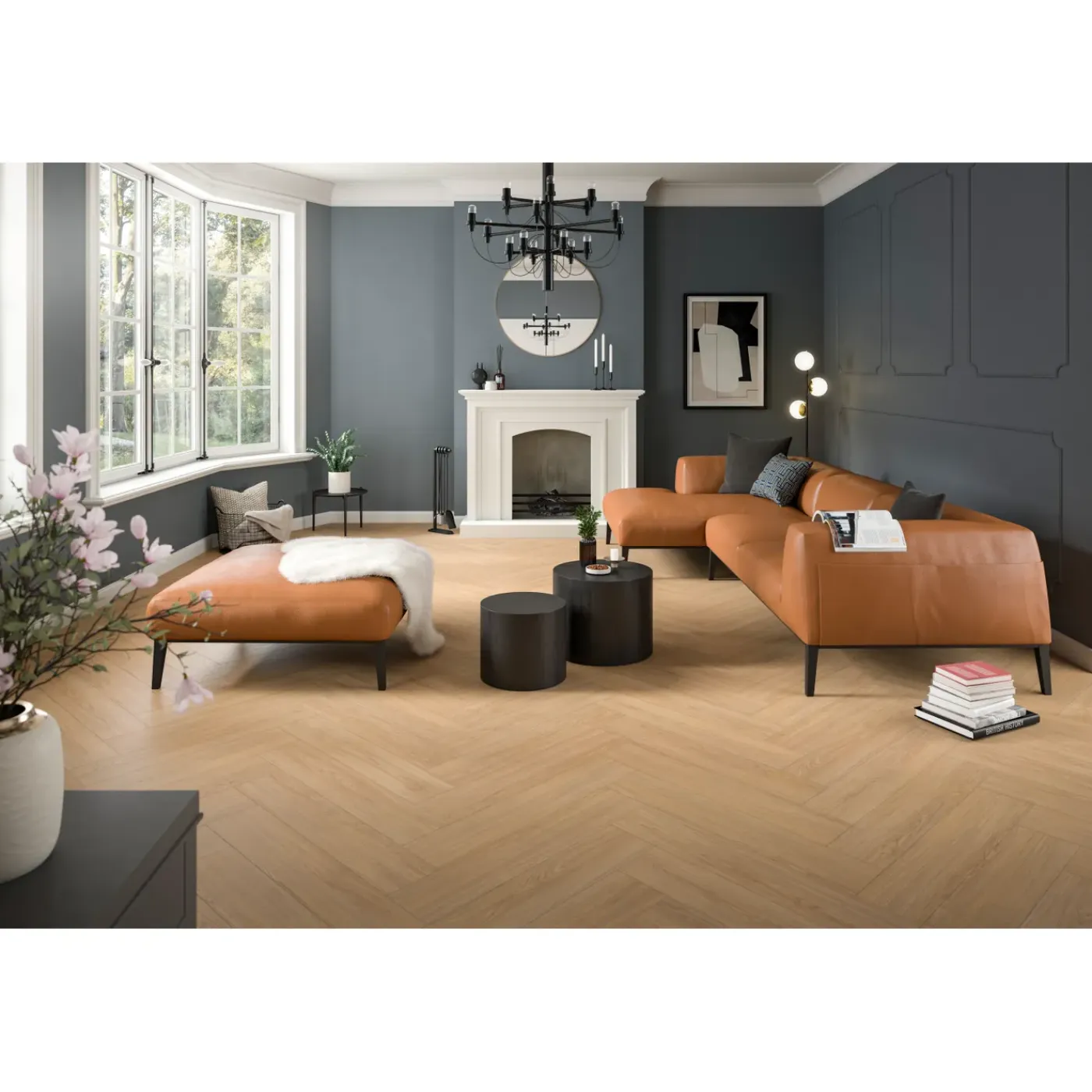 Egger Laminaatvloeren Naturesense Herringbone Visgraat El2152 Casella Eiken Natuur 8mm, 1,976m²