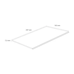 Egger Sample A4 Eco Vloer Aquadura+ Edf197 Capri Eiken Bruin 7,5mm