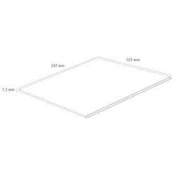 Egger Sample A4 Eco Vloer Aquadura+ Edf810 Chromix Zilver 7,5mm