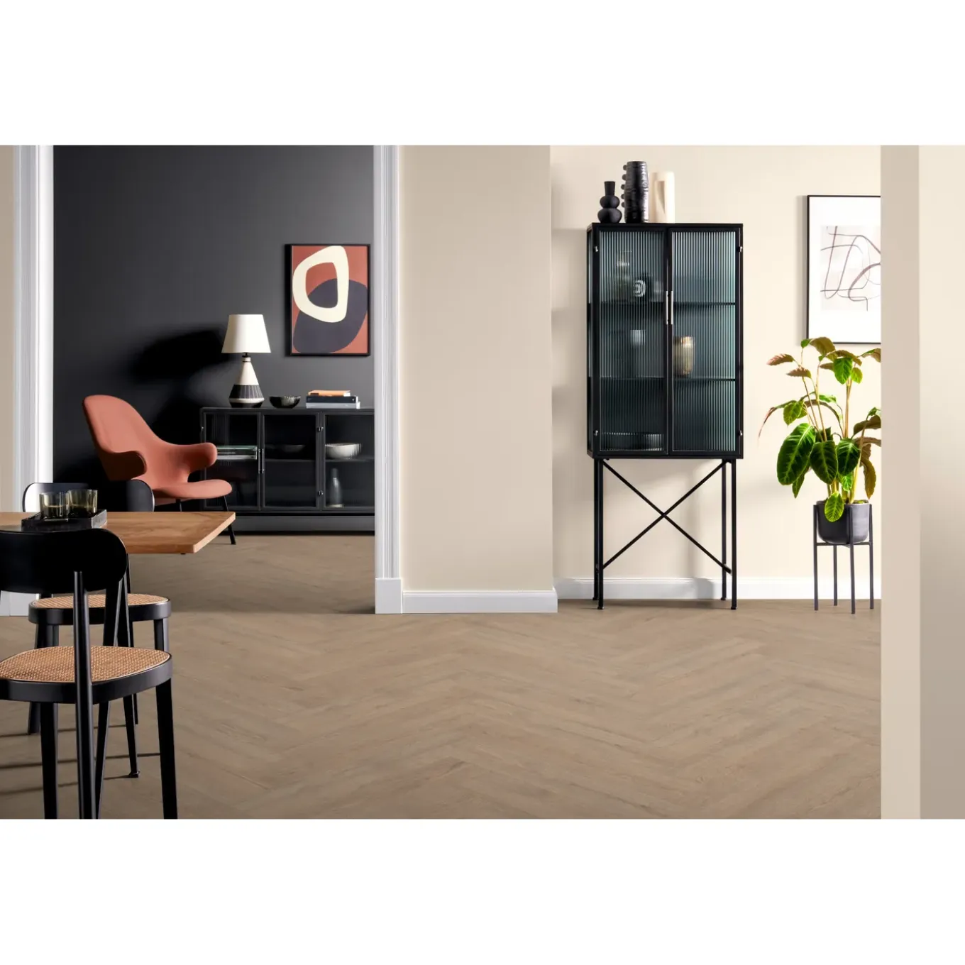 Egger Sample A4 Laminaatvloer Naturesense Herringbone Visgraat El2190 Turijn Eiken 8mm
