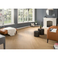 Egger Sample A4 Laminaatvloer Naturesense Herringbone Visgraat El2152 Casella Eiken Natuur 8mm