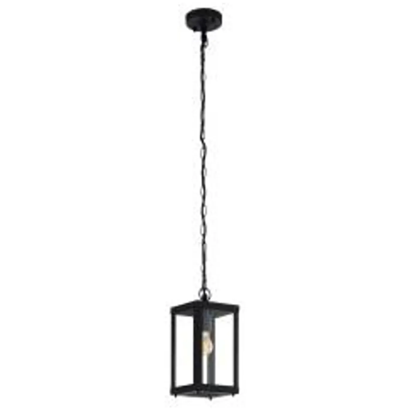 Eglo Buiten Hanglamp Alamonte 1 - Zwart - E27