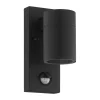 EGLO Buitenwandlamp Riga - Zwart - GU10 - met Sensor