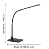 EGLO Bureaulamp Laroa - Zwart - 4,2W