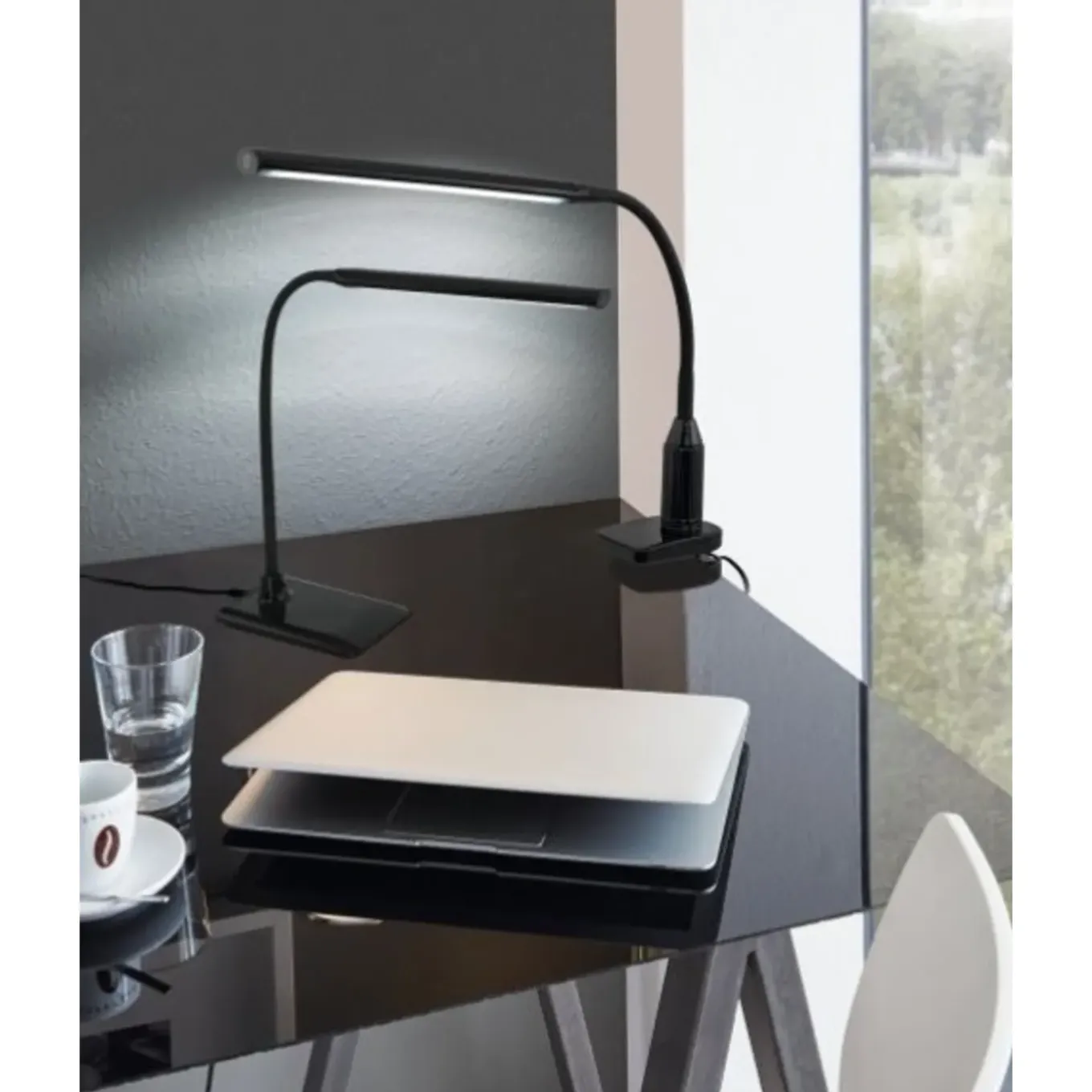 EGLO Bureaulamp Laroa - Zwart - 4,2W