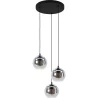 EGLO hanglamp Ariscani zwart 3xE27