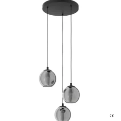 EGLO hanglamp Ariscani zwart 3xE27