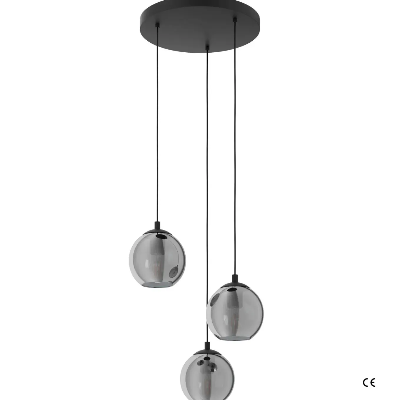 EGLO hanglamp Ariscani zwart 3xE27
