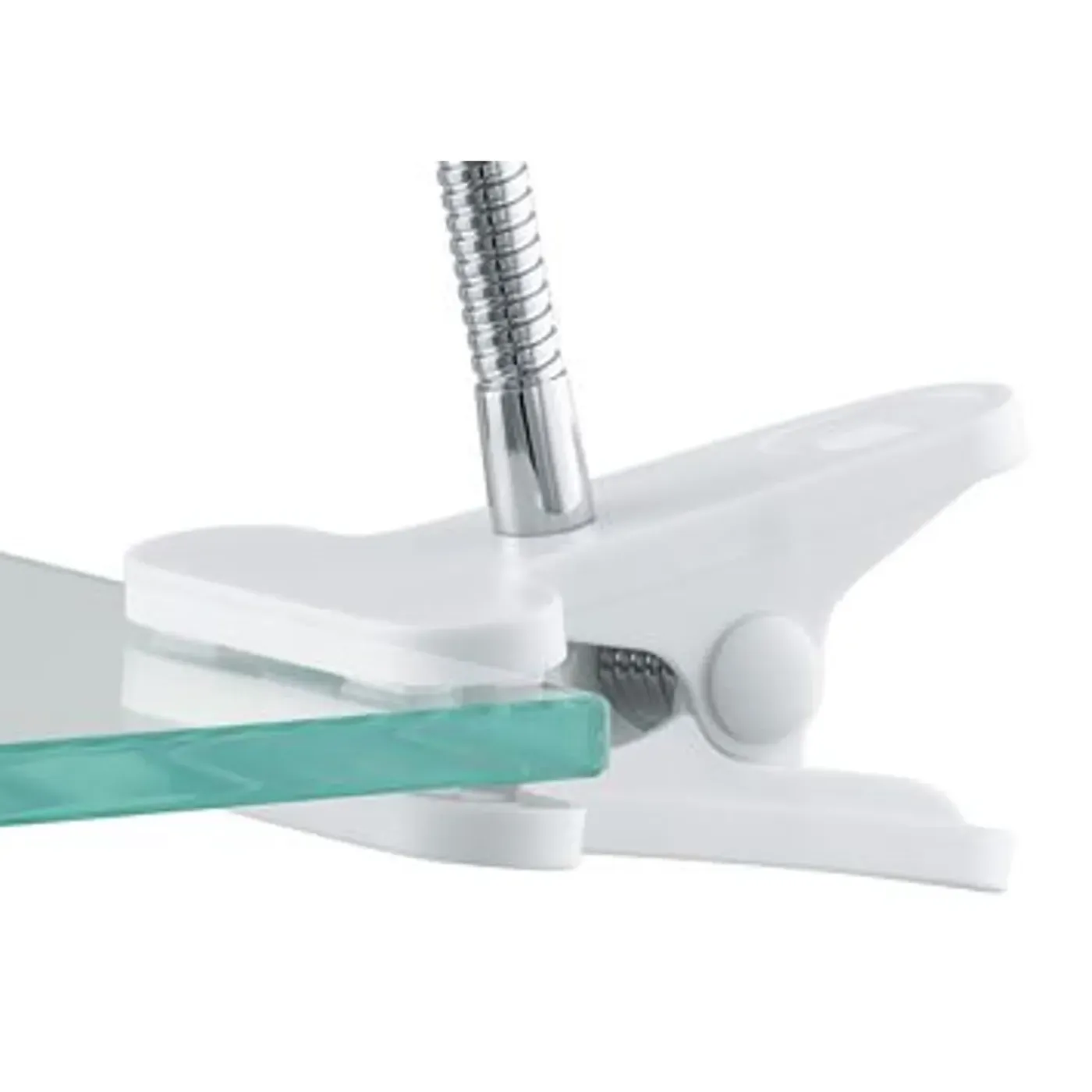 Eglo klemspot Riccio chroom wit GU10 3W