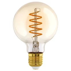 EGLO Ledfilamentlamp G95 - Amber - E27 - 8W