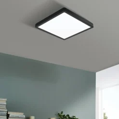 Eglo plafondlamp badkamer Fueva 6 zwart 13W