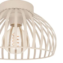Eglo plafondlamp Mogano 3 zand ⌀28cm E27