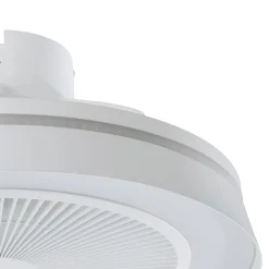 Eglo Plafondventilator Nieuwpoort met CCT RGB LED - Wit - 48cm - 11,7W - met afstandsbediening