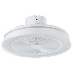 Eglo Plafondventilator Nieuwpoort met CCT RGB LED - Wit - 48cm - 11,7W - met afstandsbediening