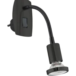 EGLO stekkerspot Mini 4 flex zwart GU10 4,5W