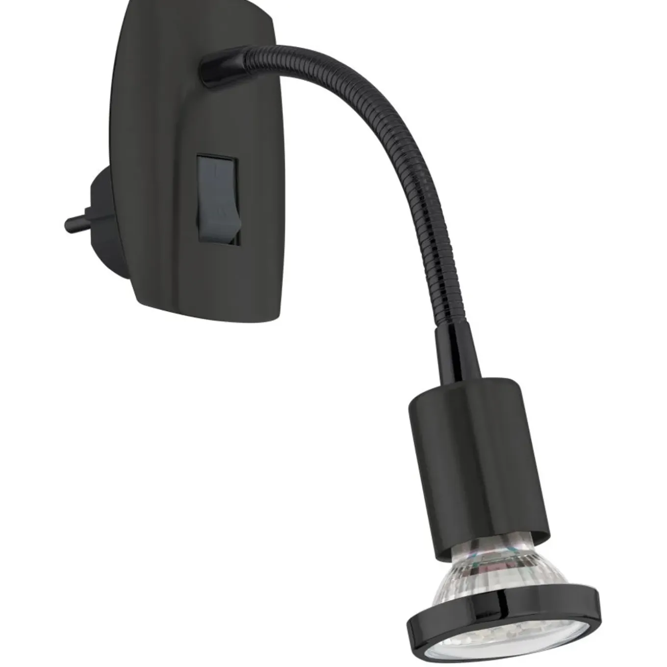 EGLO stekkerspot Mini 4 flex zwart GU10 4,5W