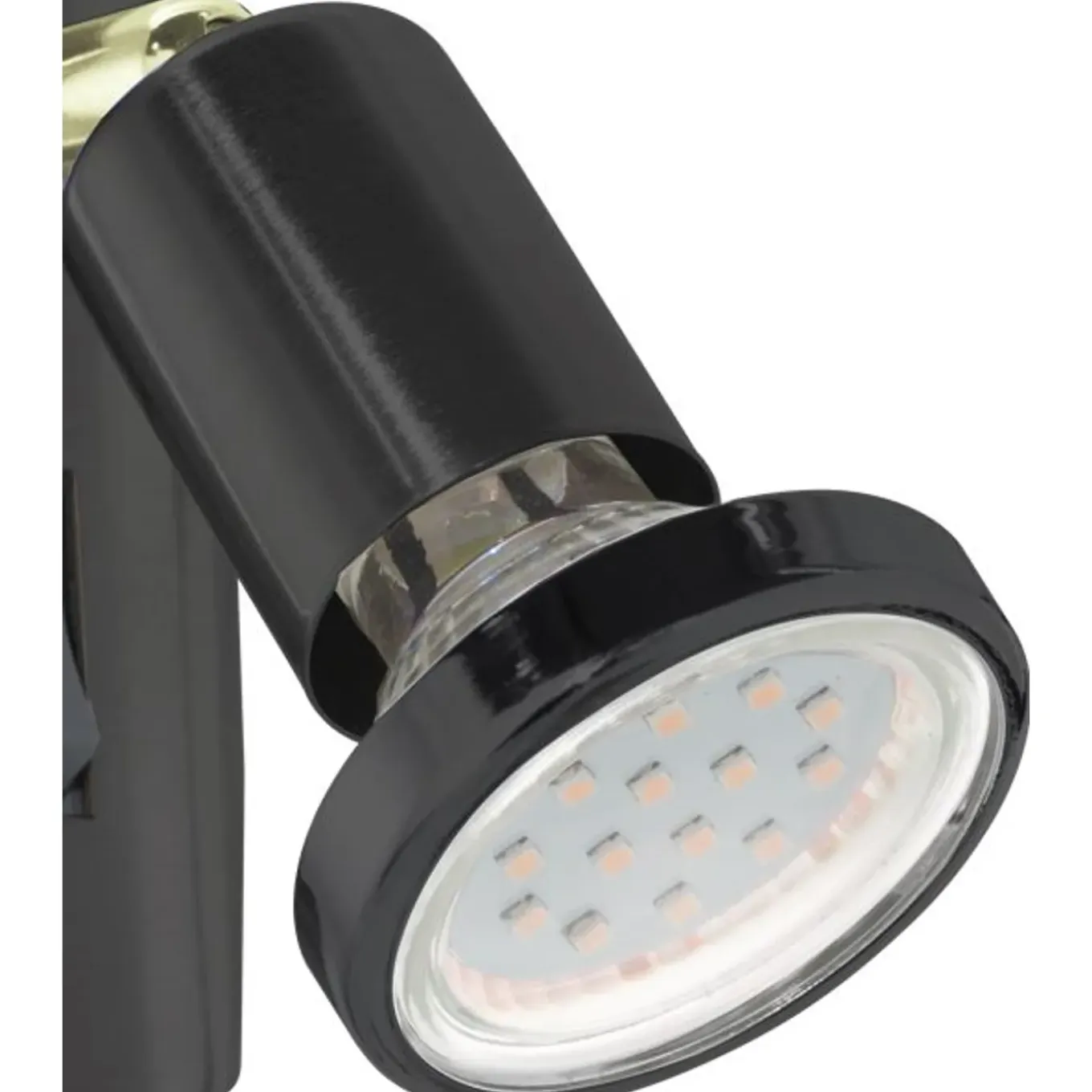 EGLO stekkerspot Mini 4 zwart goud GU10 4,5W