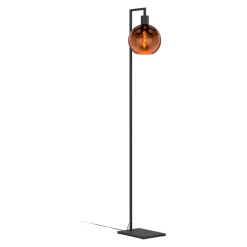 Eglo vloerlamp Cesenatico glas koper E27
