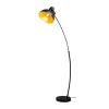 EGLO vloerlamp Jaafra zwart goud E27