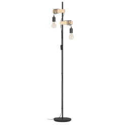 Eglo vloerlamp Townshend hout 2xE27