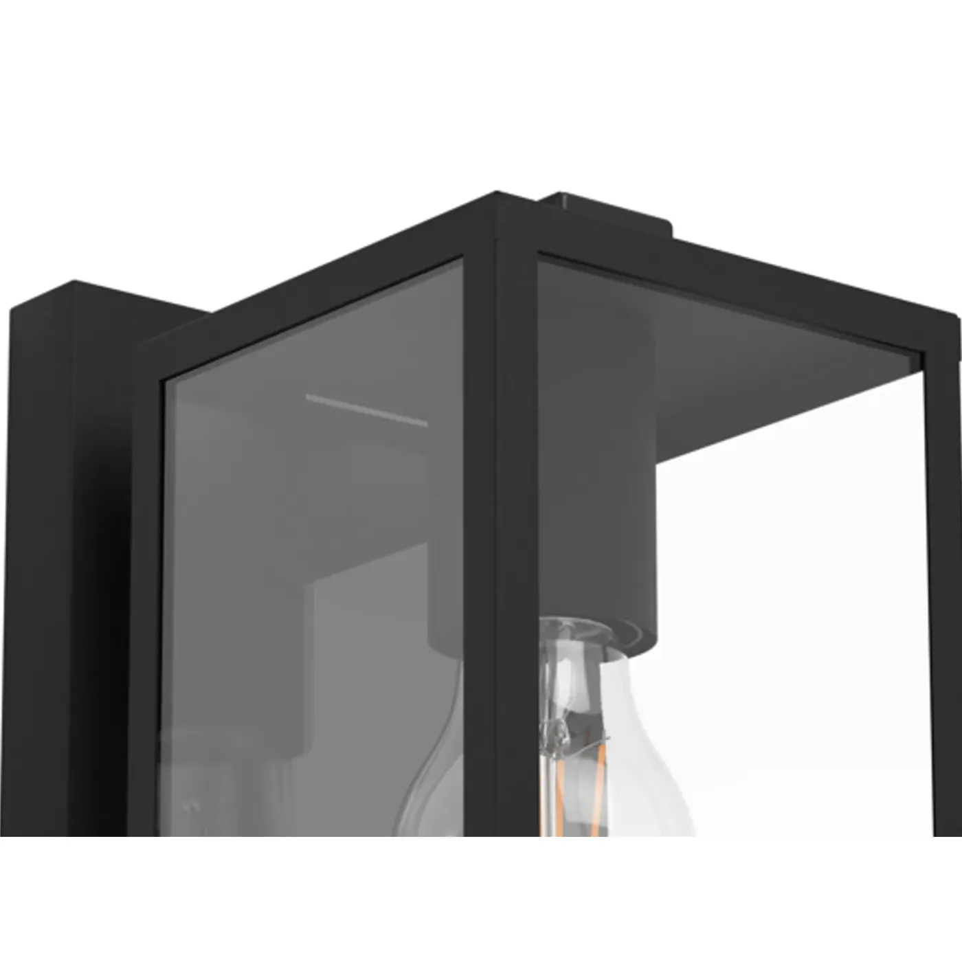 Eglo wandlamp Budrone zwart E27