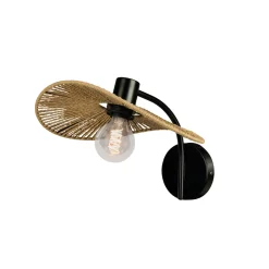 Eglo wandlamp Siruela zwart natuur E27
