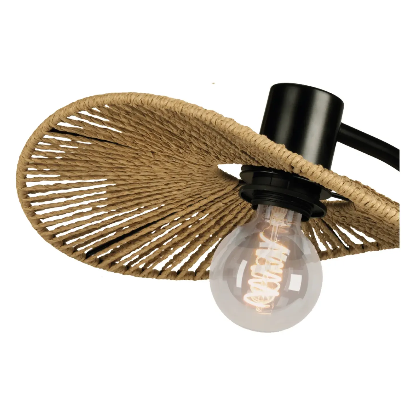 Eglo wandlamp Siruela zwart natuur E27