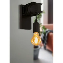 EGLO wandlamp Townshend 6 zwart E27 10W