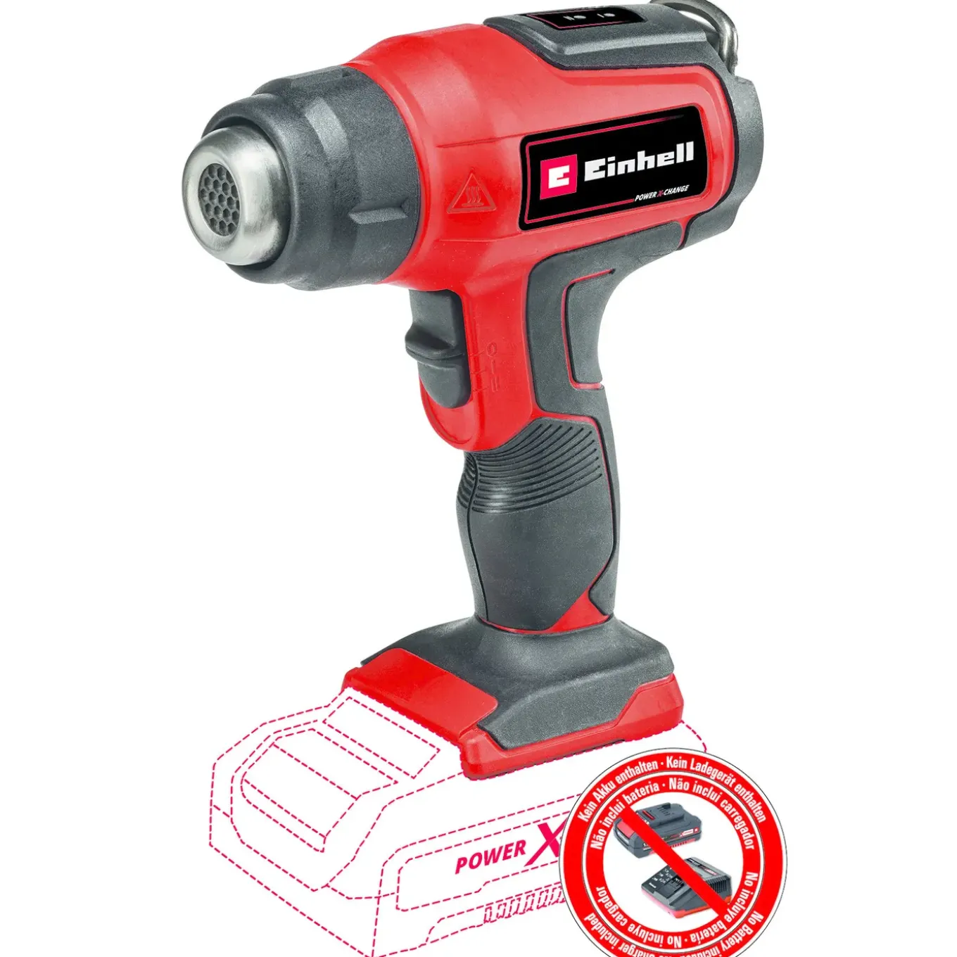 Einhell Accu Heteluchtpistool Te-ha 18 Li - Solo