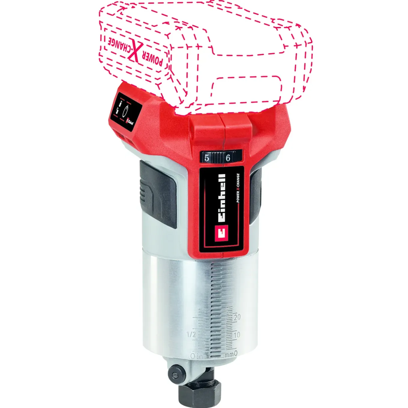 Einhell Accu Kantenfrees & Bovenfrees Tp-ro 18 Set Li Bl Solo