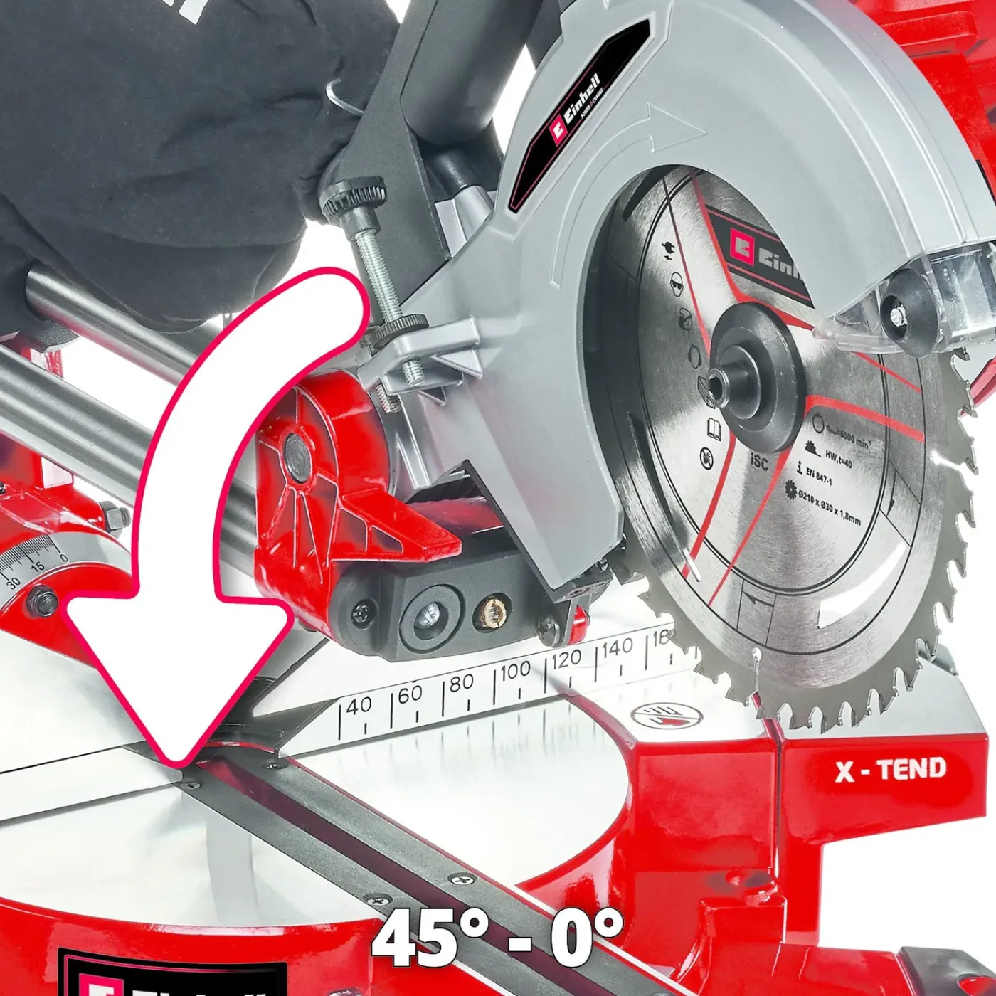 Einhell Accu Kap-/ Verstekzaag Te-sm 36/210 Li