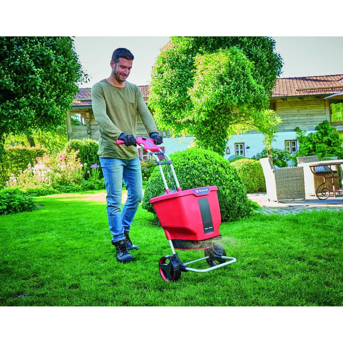 Einhell Accu Strooiwagen Ge-sr 18/22 Li Solo - Power X-change