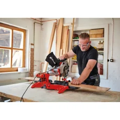 Einhell Afkortzaag TC-SM 2131 Dual - 1800W Gesnoerd - Met lasergeleider