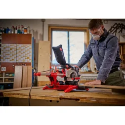 Einhell Afkortzaag TC-SM 2131 Dual - 1800W Gesnoerd - Met lasergeleider